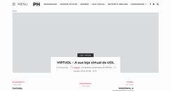 Desktop Screenshot of portaldahospedagem.com.br